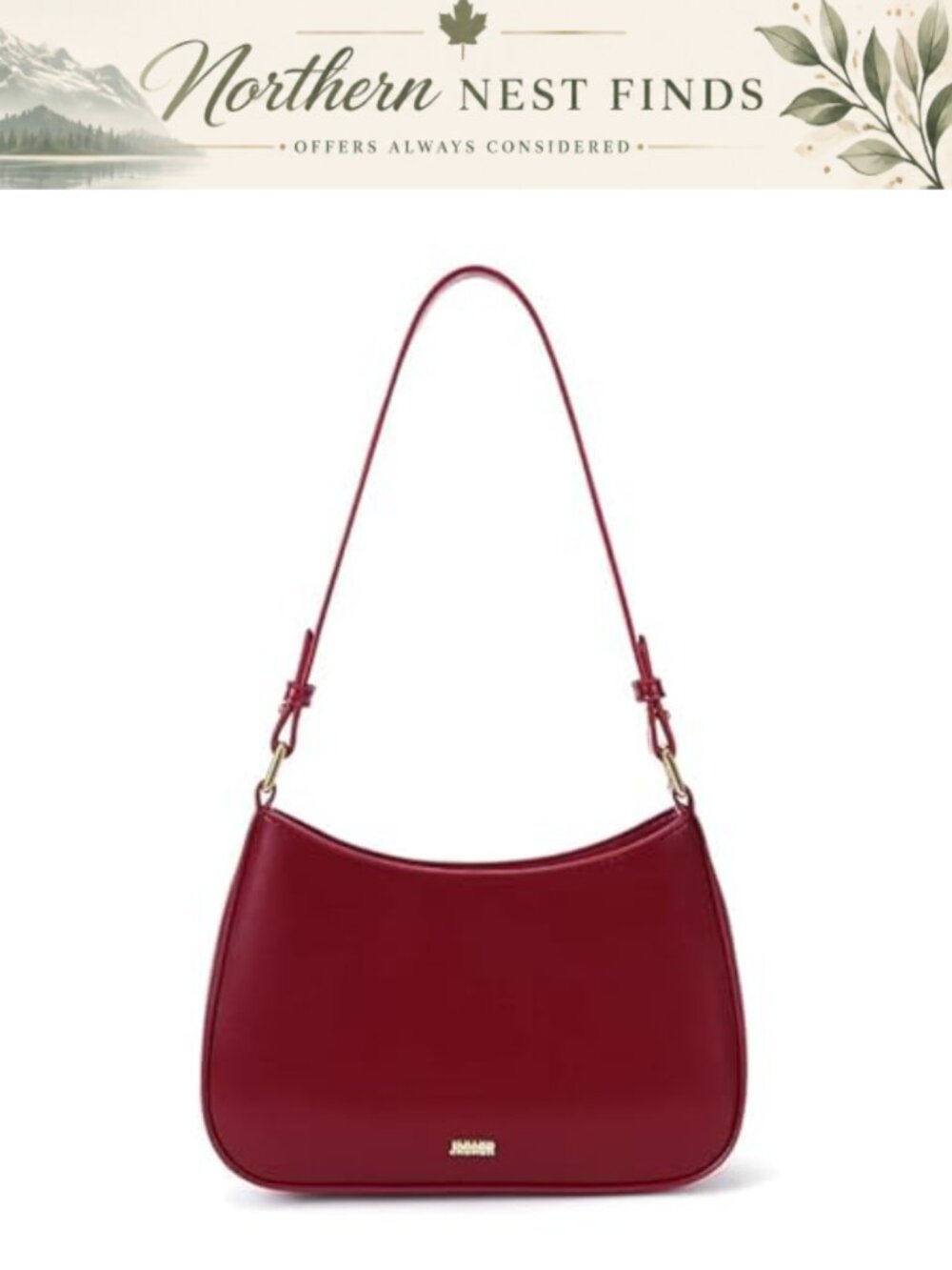 Faux Leather Mini Shoulder Bag Crossbody Purse with Zipper Clutch